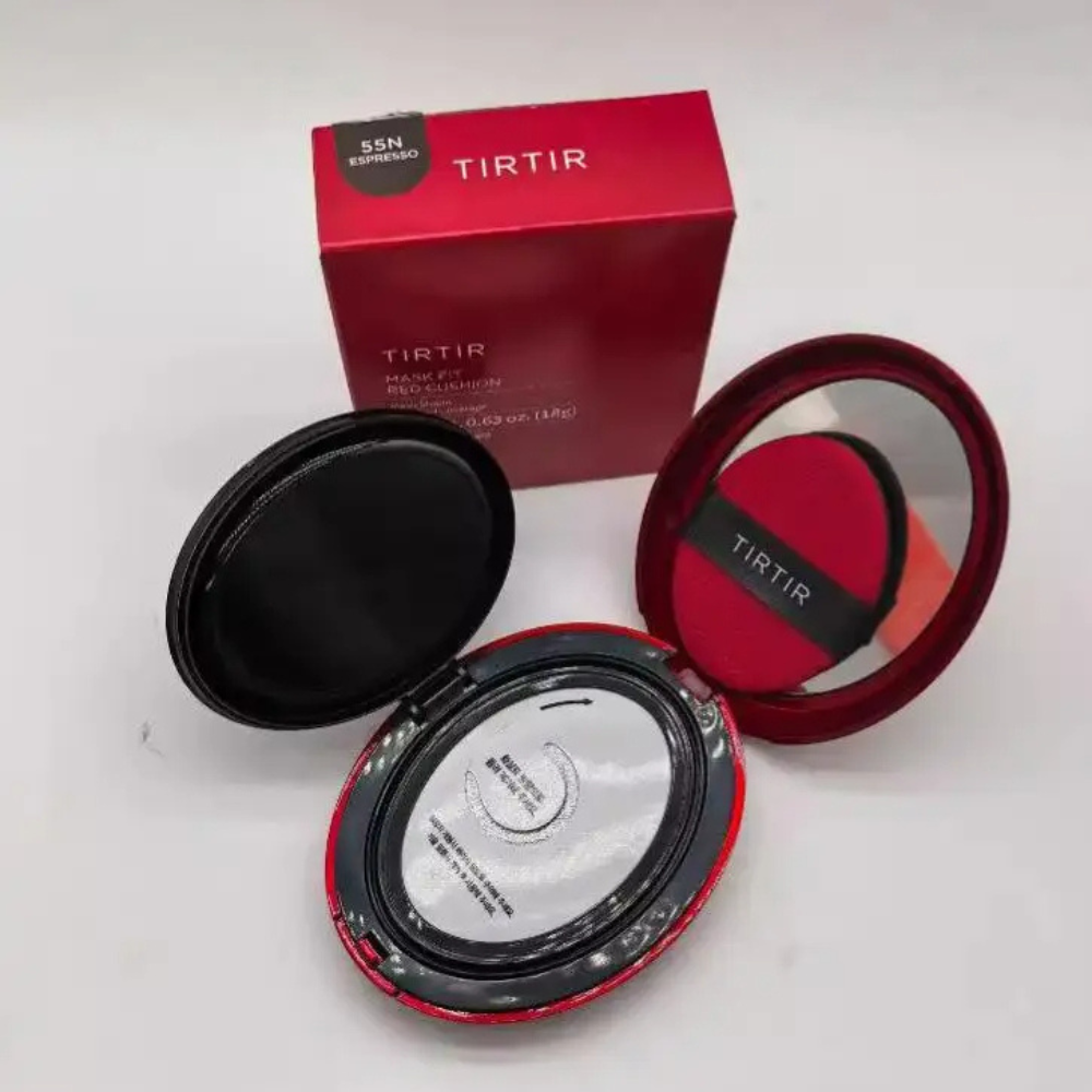 Base Cushion Aclarante TIRTIR – Protección Solar y Maquillaje de Larga Duración