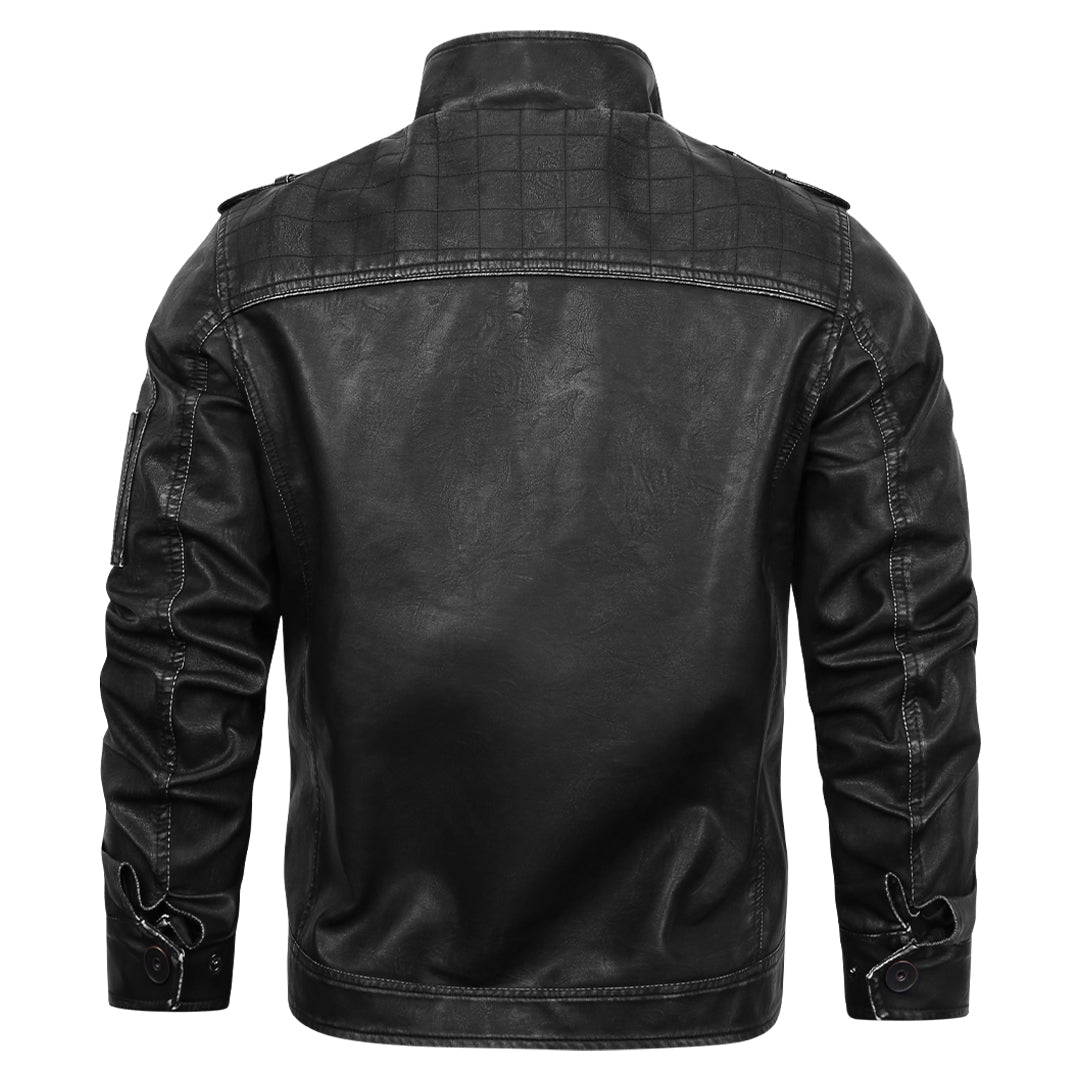 Chaqueta de cuero para motoristas