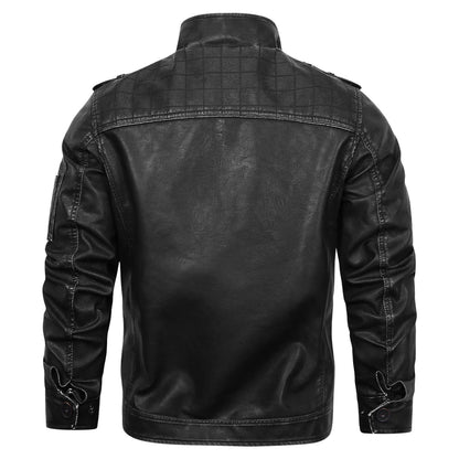 Chaqueta de cuero para motoristas
